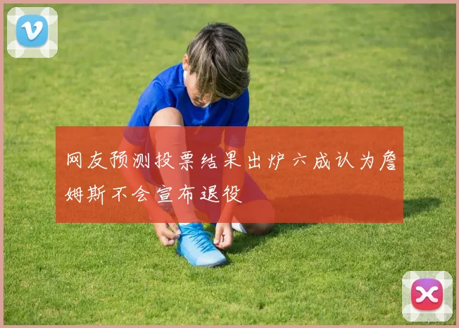 网友预测投票结果出炉六成认为詹姆斯不会宣布退役